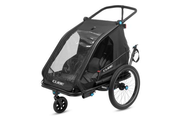 CUBE Kinder Fahrradanhänger Double CMPT