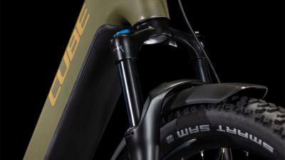 Cube Reaction Hybrid Pro 600 Allroad dustyolive'n'gold Größe: Easy Entry L Produktbild 5